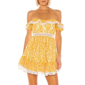 NBD Yellow Mini Dress